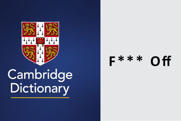Is Cambridge Dictionary wrong ? What the use of wo